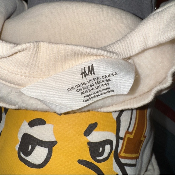 H&M TST Tri-State Tigers Crewneck Sweatshirt Toddler Boys Size 5T - Picture 3 of 3